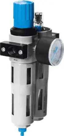 Festo Mit Gewinde FM-A Manometer 63 mm 0 bar → 10 bar ABS Gehäuse 1/4 in G