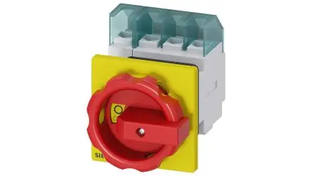 Produktfoto 1 von Siemens SENTRON Trennschalter 4-polig Frontplatte 25A Rot IP65 3-phasig