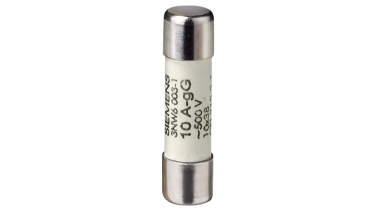 Produktfoto 1 von Siemens SENTRON Patronensicherung F / 6 A 10 x 38 mm 600 V