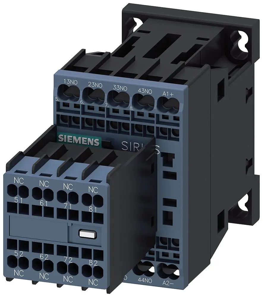 Produktfoto 1 von Siemens 3RH2 Hilfsschütz / 10 A 24 V dc 4 Schließer, 4 Öffner 8-Hilfskontakte