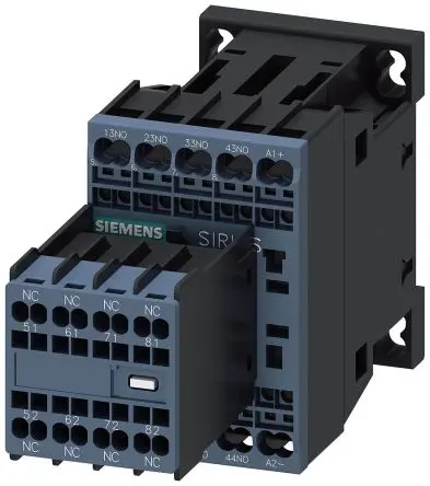 Produktfoto 1 von Siemens 3RH2 Hilfsschütz / 10 A 24V dc 4 Schließer, 4 Öffner 8-Hilfskontakte