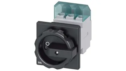 Produktfoto 1 von Siemens SENTRON Trennschalter 3-polig Frontplatte 25A Rot IP65 3-phasig