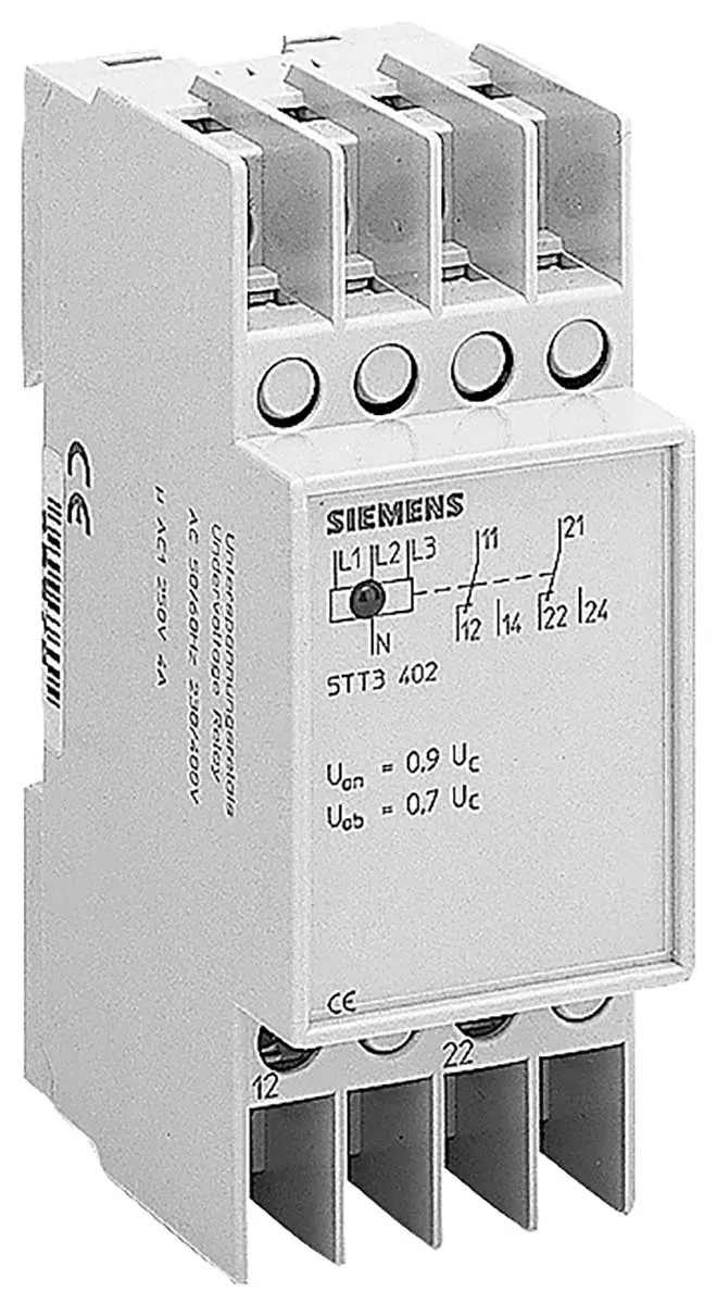 Produktfoto 1 von Siemens 5TT3 Überwachungsrelais 3-phasig, 2-poliger Wechsler