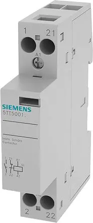 Produktfoto 1 von Siemens INSTA Schütz 230V ac-Spule, 1-polig, 250V / 20 A 230V ac 0.0017 kW 1 Schließer/1 Öffner Umkehrend