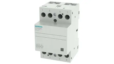 Produktfoto 1 von Siemens INSTA Schütz 230V ac-Spule, 4-polig, 440V / 40 A 230V ac 0.004 kW 4 Schließer Umkehrend