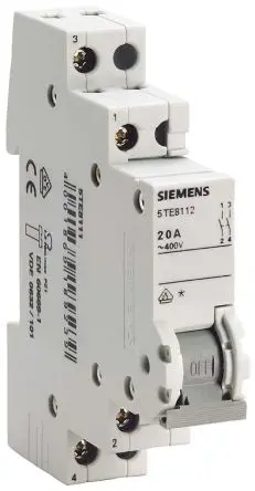 Produktfoto 1 von Siemens 5TE Trennschalter 1-polig