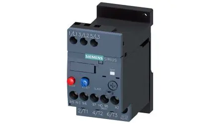 Produktfoto 1 von Siemens SIRIUS 3RU2 Thermisches Überlastrelais, / 4A 1.5 kW 1 Schließer/1 Öffner, 690V ac / 4A 3P, 89 mm x 45mm
