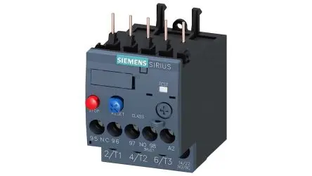 Produktfoto 1 von Siemens SIRIUS 3RU2 Thermisches Überlastrelais, / 1A 0.25 kW 1 Schließer/1 Öffner, 690V ac / 1A 3P, 76 mm x 45mm