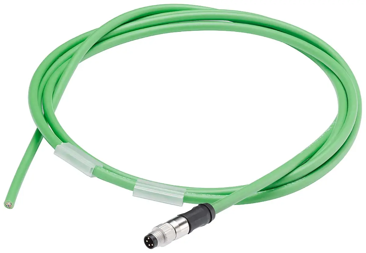Produktfoto 1 von Siemens 6ES7194, 4-polig Buskabel, M8 Stecker / Freies Ende Nicht abgeschlossen, Länge 2 m