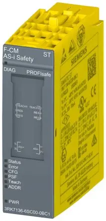 Produktfoto 1 von Siemens AS-I Sicherheitsmodul Sicherheitsmodul für SIMATIC ET 200SP