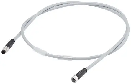 Produktfoto 1 von Siemens 6ES7194, 4-polig Sensor-Betätigungselementkabel, M8 Stecker 4 / M8 Buchse, Länge 10 m