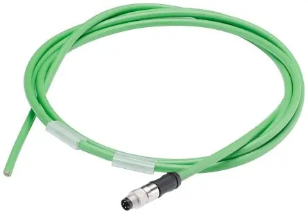 Produktfoto 1 von Siemens 6ES7194, 4-polig Buskabel, M8 Stecker / Freies Ende Nicht abgeschlossen, Länge 2 m
