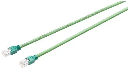 Siemens 6XV1850 Cat.5 Ethernet-Kabel, 1 m, Grün 4 Geschirmt, Polyvinylchlorid