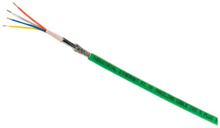 Produktfoto 1 von Siemens 6XV Cat.5 Ethernet-Kabel, 20 m, Grün Abgeschirmt, Aussen ø 6.5 mm Außen-ø , Polyvinylchlorid