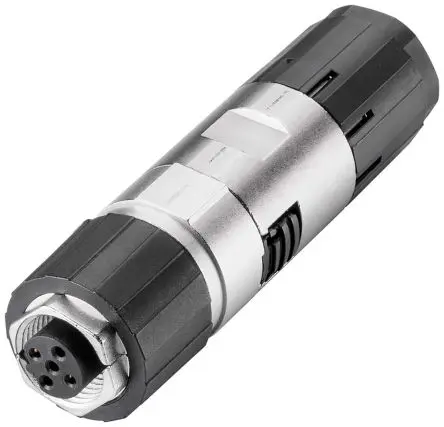Produktfoto 1 von Siemens 6GK 8 mm M12 Rundsteckverbinder Buchse 5-polig Buchse Kabel IP65, IP67