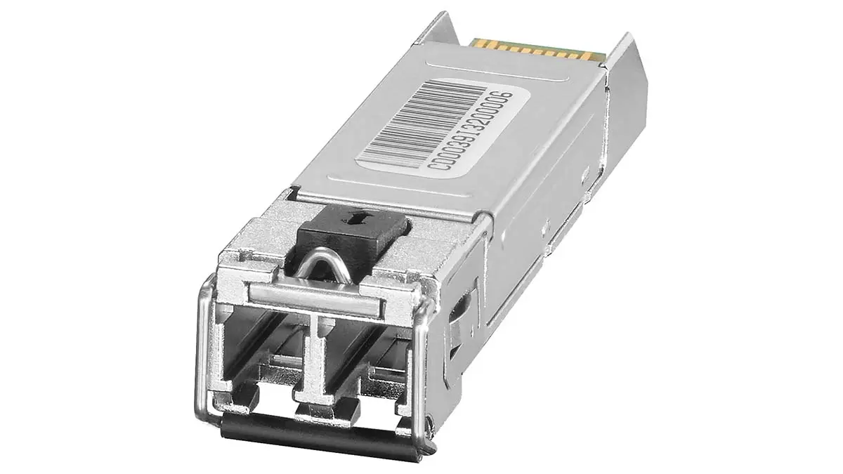 Produktfoto 1 von Siemens LWL-Transceiver, 1000 Mbps, SFP-Anschluss 1310 nm Wellenlänge max. Empf., 1-polig Vierkant