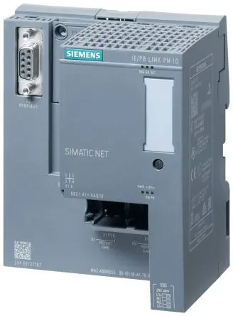 Produktfoto 1 von Siemens IE/PB LINK PN IO Industrie-Hub / 10Mbit/s, 1000 Mbit/s, DIN-Hutschiene, 24 V dc