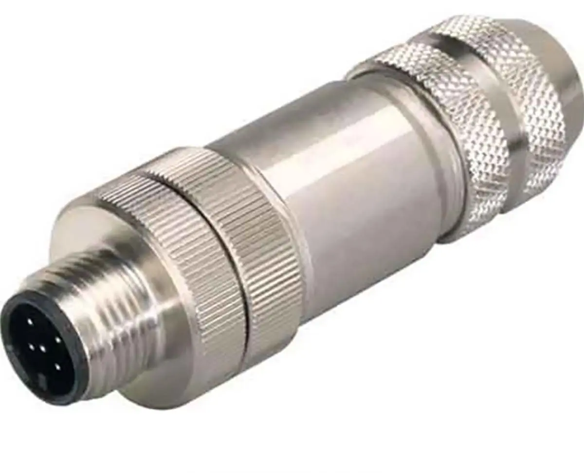 Produktfoto 1 von Siemens 6GK 8 mm M12 Rundsteckverbinder Buchse 5-polig Buchse Kabel IP65, IP40