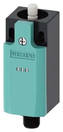 Produktfoto 1 von Siemens 3SE5 Endschalter, Runder Stößel 1 Schließer/1 Öffner, IP65, Kunststoff 125V ac 4A