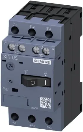 Produktfoto 1 von Siemens 3RV1 Motorschutzschalter, 0.7A, 1 A Schutzschalter 690V 90mm x 45 mm Schutzschalter
