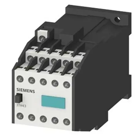 Produktfoto 1 von Siemens 3TH4 Hilfsschütz / 10 A 24V dc 5 Schließer, 5 Öffner 10-Hilfskontakte