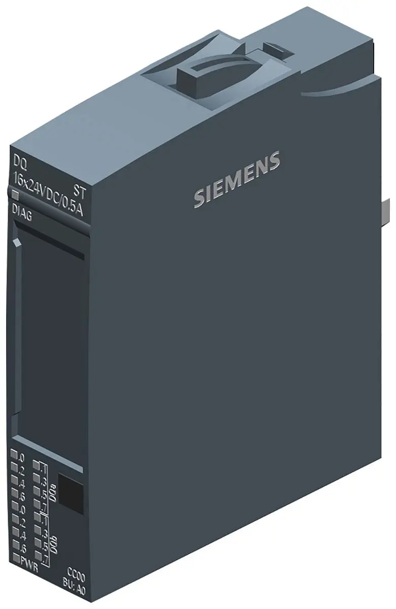 Produktfoto 1 von Siemens ET 200 SPS-E/A Modul Digital Eingang / 16 x Transistor Ausgang 24 V 8 A 600 (unshielded) m, 1000 (shielded) m