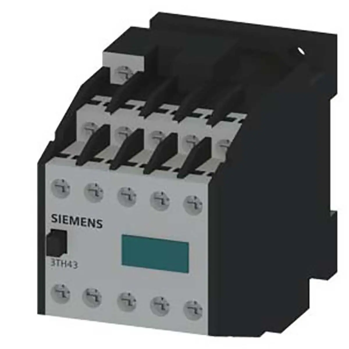 Produktfoto 1 von Siemens 3TH4 Hilfsschütz / 10 A 24 V 6 Schließer, 4 Öffner 10-Hilfskontakte