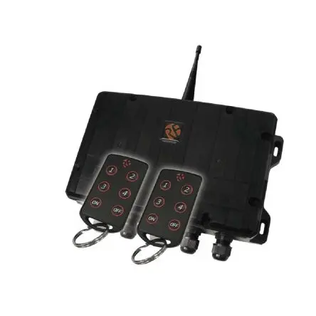 RF Solutions Fernbedienungssystem 868 MHz FSK 4 Kanäle, 12-Tasten Handsender 12/32 V