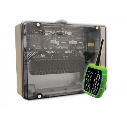Produktfoto 1 von RF Solutions Fernbedienungssystem 868 MHz FM 16 Kanäle, 8-Tasten Handsender 230 V