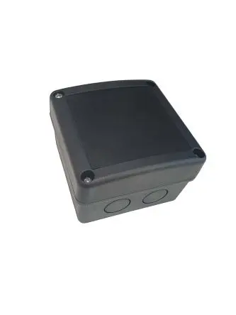 Produktfoto 1 von RF Solutions ENC-ML92; Gehäuse; ABS; Schwarz, Weiß Geflanscht IP68 Breite 92 mm Höhe 60 mm Länge 92 mm