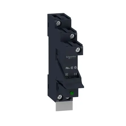 Produktfoto 1 von Schneider Electric Harmony Relay RSB Interface Relais 120V ac, 1-poliger Umschalter DIN-Hutschiene