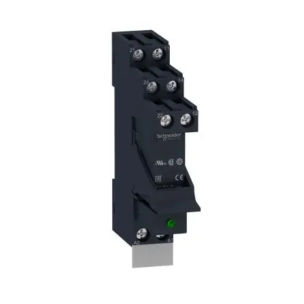 Produktfoto 1 von Schneider Electric Harmony Relay RSB Interface Relais 120V ac, 2-poliger Umschalter DIN-Hutschiene