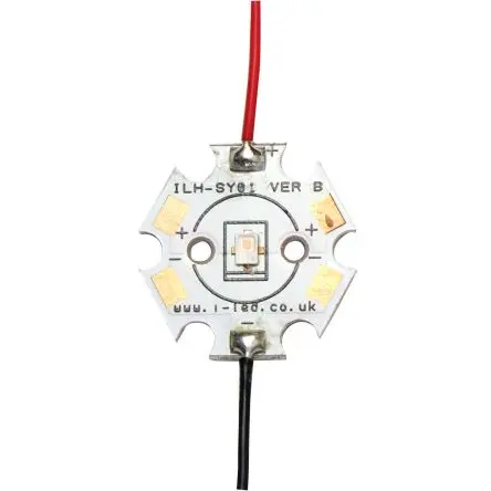 Produktfoto 1 von Intelligent LED Solutions LED-Array P2720 Rot, 1-LEDs, Ø 20 mm Außen-ø 90 lm-Typ 90 mW