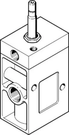 Produktfoto 1 von Festo 3/2 Schließer, Monostabil MOCH-3-1/2 Magnetventil Metrisch, Elektrisch-betätigt 24V