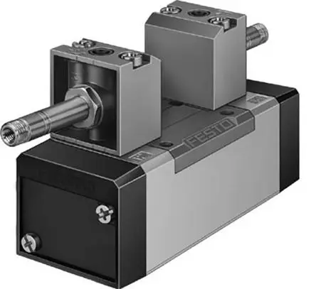 Produktfoto 1 von Festo MFH-5/3G-D-1-S-C Pneumatik-Magnetspule / pilotgesteuertes Steuerventil, Elektrisch-betätigt