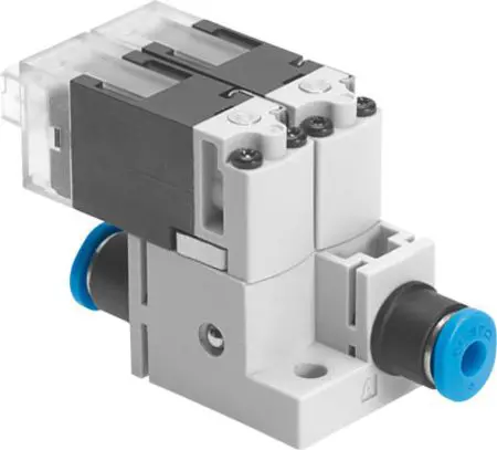 Produktfoto 1 von Festo MHA1 560372 Pneumatik-Magnetspule / pilotgesteuertes Steuerventil 2x2/2 Closed, Monostable Verteiler,