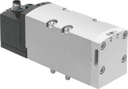 Produktfoto 1 von Festo VSVA-B-P53U-D-D2-1R5L 566999 Magnetventil 5/3 pressurised, Elektrisch-betätigt