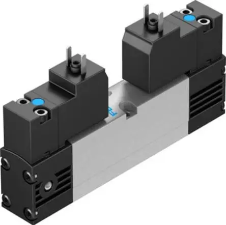 Produktfoto 1 von Festo 5/3 druckfrei VSVA Magnetventil ISO 15407-1, Elektrisch-betätigt 24V