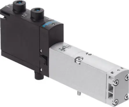 Produktfoto 1 von Festo 5/3 druckfrei VSVA-B-P53E-ZD-A2-1T1L Magnetventil ISO 15407-2, Elektrisch-betätigt 24V