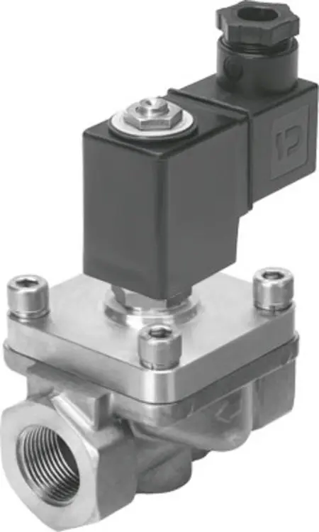 Produktfoto 1 von Festo VZWF 1492377 Pneumatik-Magnetspule / pilotgesteuertes Steuerventil 2/2 Closed, Monostable Inline NPT3/4,