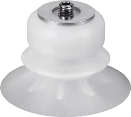 Produktfoto 1 von Silikon, Balg Saugnapf, Festo Serie ESS, Ø 50 mm M6, Haltekraft 72.6 N