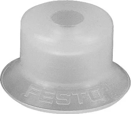 Produktfoto 1 von Silikon, Rund Saugnapf, Festo Serie ESV, Ø 20 mm, Haltekraft 17 N