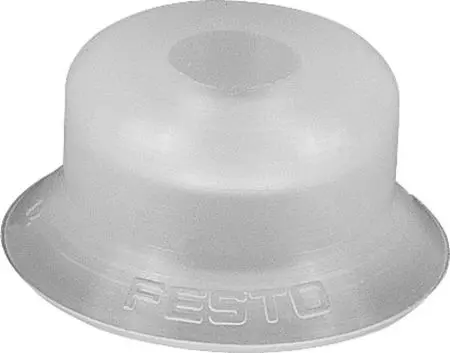 Produktfoto 1 von Silikon, Rund Saugnapf, Festo Serie ESV, Ø 30 mm, Haltekraft 37.2 N