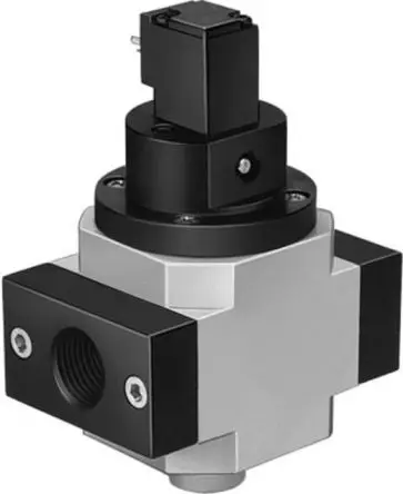 Produktfoto 1 von Festo, Elektrisch HEE-3/4-D-MAXI-24 Pneumatik-Steuerventil, manuell, G 3/4 in, Aluminiumdruckguss 172950