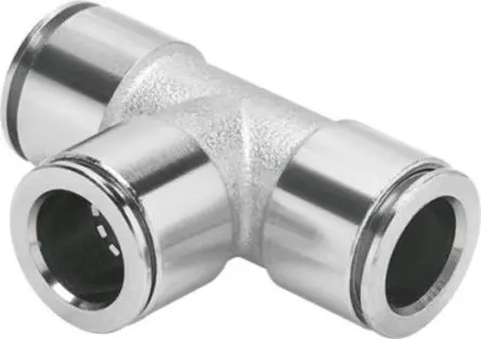 Produktfoto 1 von Festo NPQM Pneumatischer Anschluss, 558787, Einsteck-Anschluss 6 mm, Einsteck-Anschluss 6 mm, 16 bar