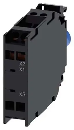 Produktfoto 1 von Siemens SIRIUS ACT 3SU14 Kontakt- und Leuchtblock Anzeigenblock LED Gelb, Rot, Grün beleuchtet 230V Federanschlussklemme
