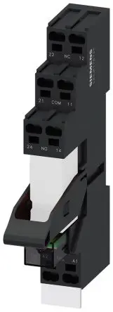 Produktfoto 1 von Siemens LZS Koppelrelais 24V dc, 2-poliger Umschalter Einrastbefestigung