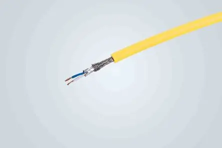 Produktfoto 1 von HARTING T1 Industrial TW1STER Ethernet-Kabel, 10 m, Gelb, Polyurethan