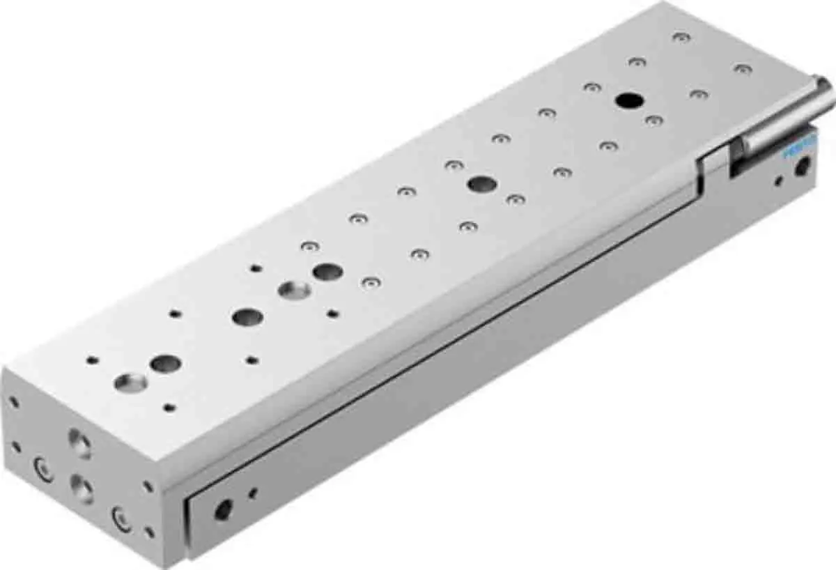Produktfoto 1 von Festo DGST 8085190 Pneumatik-Führungszylinder doppeltwirkend, Bohrung Ø 20mm / Hub 200mm bis 8 bar