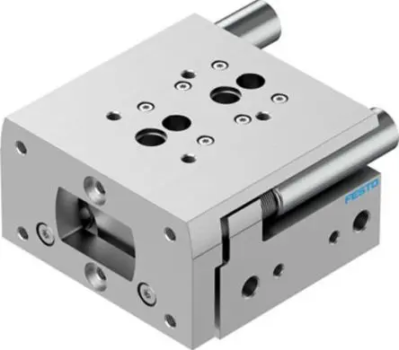 Produktfoto 1 von Festo DGST 8085191 Pneumatik-Führungszylinder doppeltwirkend, Bohrung Ø 25mm / Hub 30mm bis 8 bar